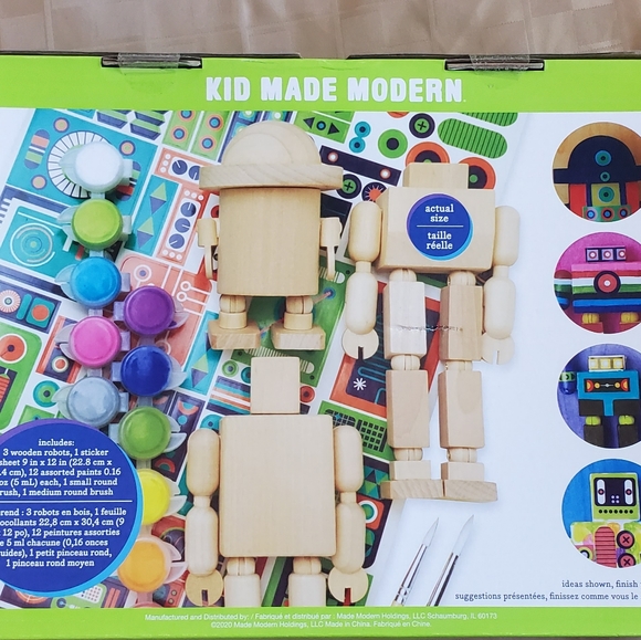 Wooden Robot Kit - Picture 2 of 2